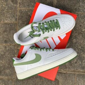 Nike AIR FORCE COURT VISION 1 [WHITE / OLIVE GREEN] 1009025