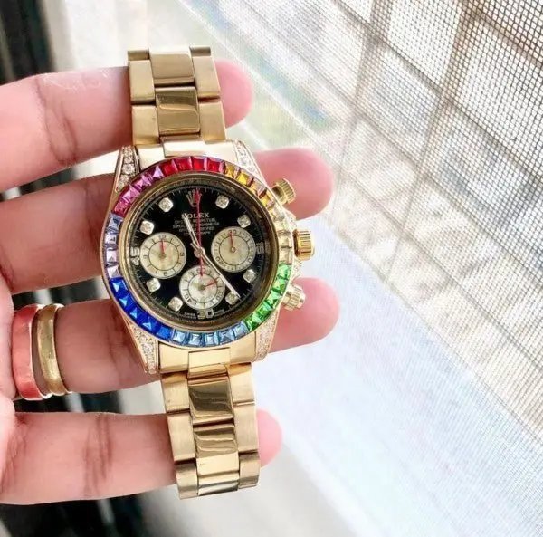 ROLEX RAINBOW FULL GOLD TOP PRIMIUM QUILTY WATCH - Image 3