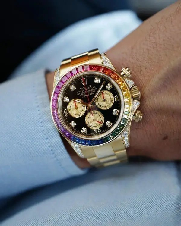 ROLEX RAINBOW FULL GOLD TOP PRIMIUM QUILTY WATCH - Image 2