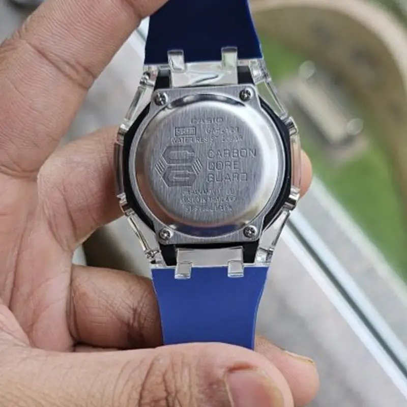 G-shock Blue Rainbow Silicon Premium Watch - Image 5