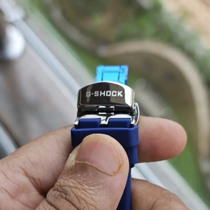 G-shock Blue Rainbow Silicon Premium Watch - Image 6