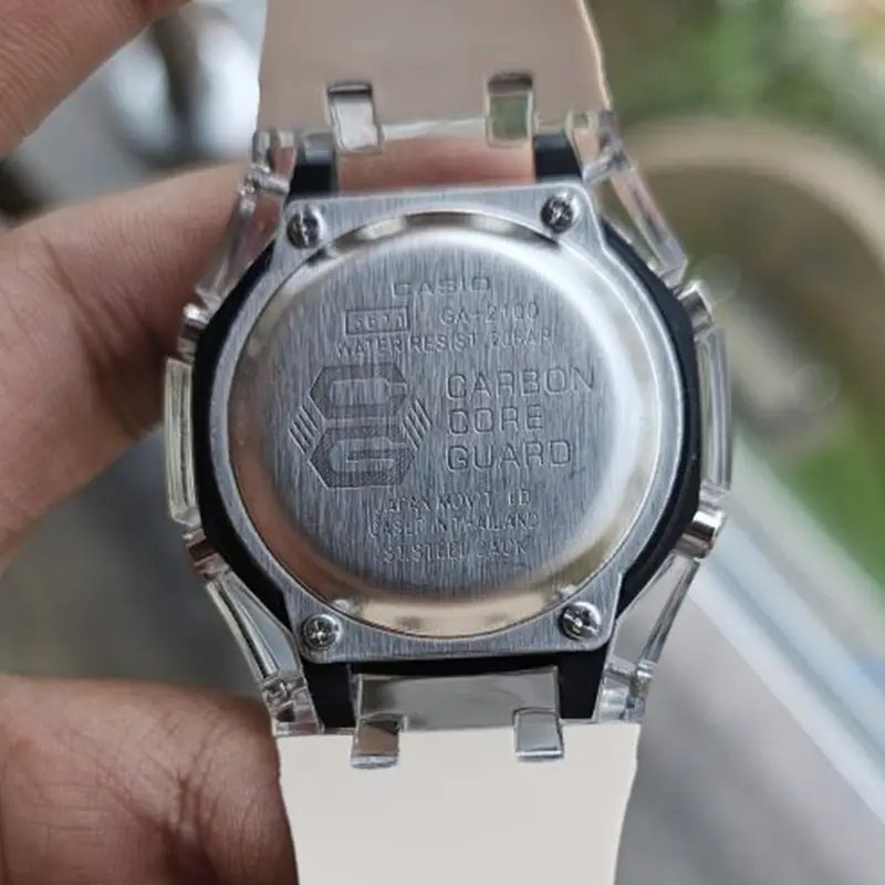 G-shock Cream Silicon Premium Watch - Image 5