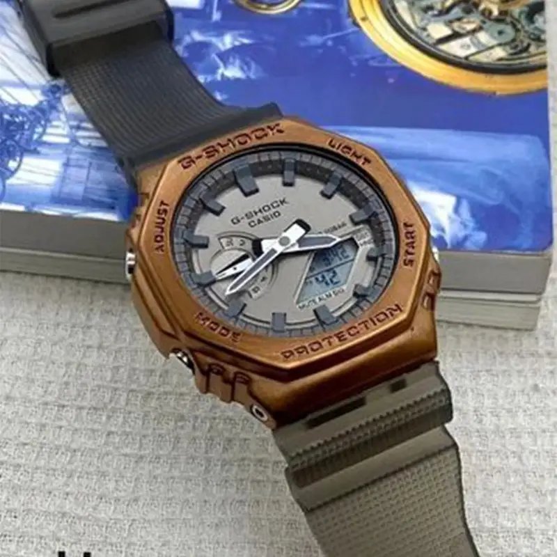 G-shock Gm 2100 Stainless Steel Rosegold Watch - Image 3