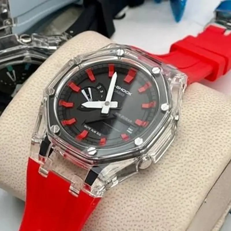 G-shock Red Silicon Premium Watch - Image 3