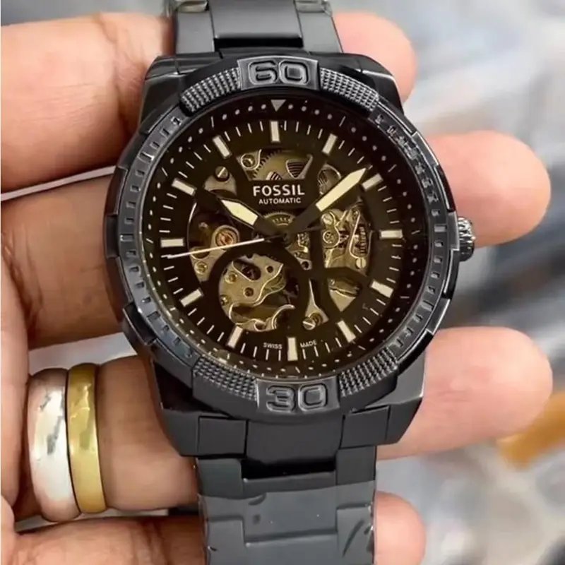 Fossil Black Metal Automatic - Image 2