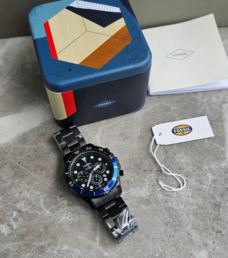 Fossil Fb 03 Black Metal Watch - Image 4