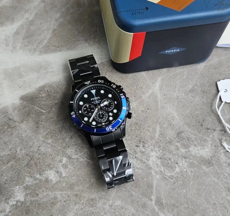 Fossil Fb 03 Black Metal Watch - Image 2