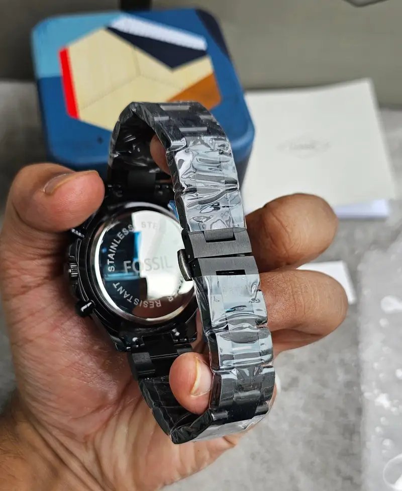 Fossil Fb 03 Black Metal Watch - Image 5