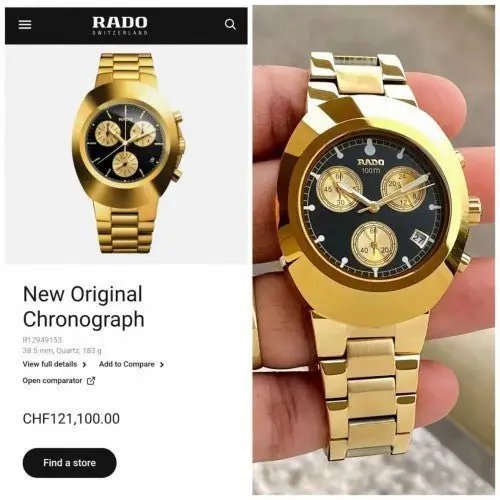 RADO 100M AUTOMATIC PRIMIUM QUILTY WATCH