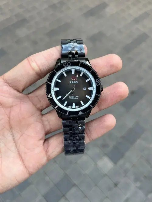 Rado Captain Cook Full Black Metal