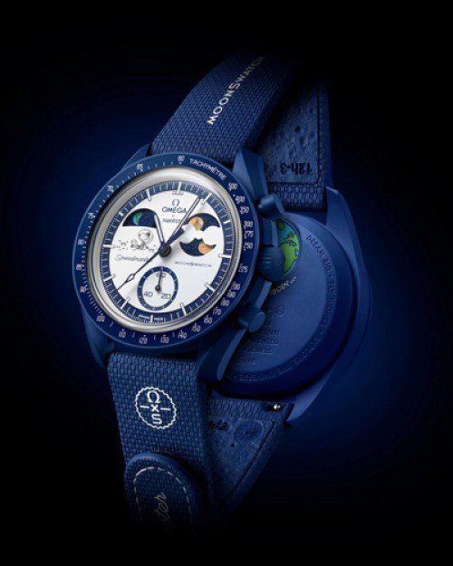 Omega SWATCH MISSION TO EARTHPHASE MOONSHINE GOLD