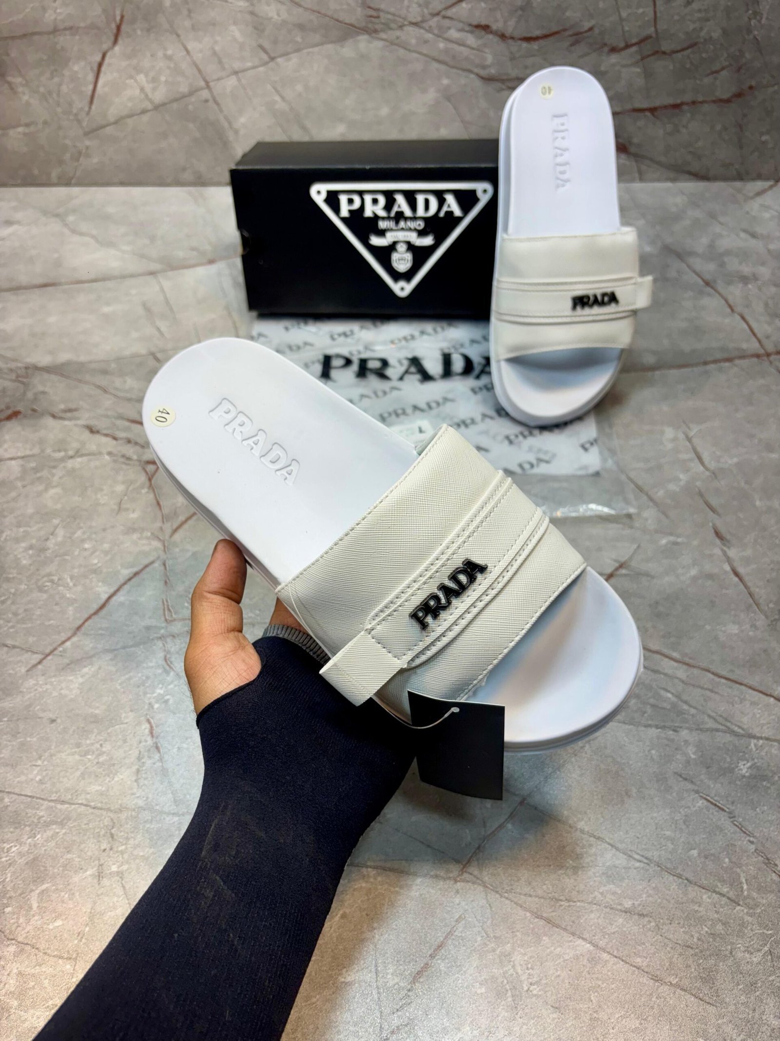 PRADA MILANO PREMIUM SLIDES 0609025 - Image 3