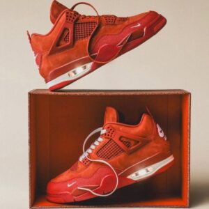 Nike  AIR JORDA_N RETRO 4 NIGEL SYLVESTER BRICK BY BRICK [ORANGE / RED / WHITE] 0909025