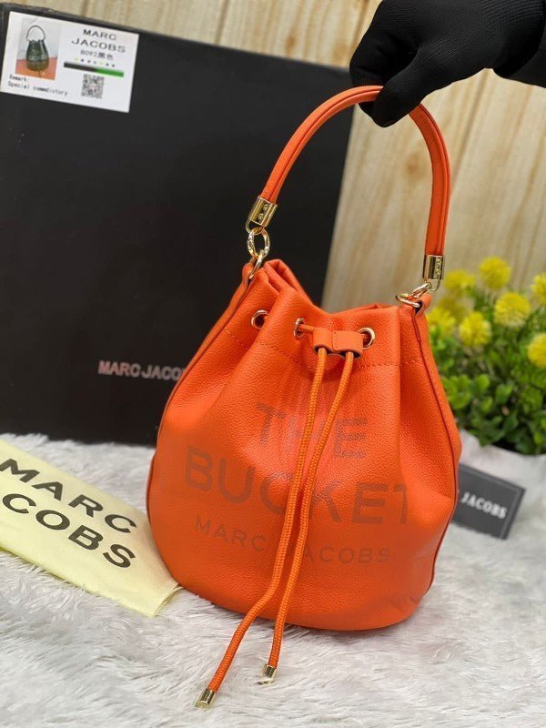 Branded BUCKET ORANGE PRIMUIM BAG WITH BOX (MJ-1142)