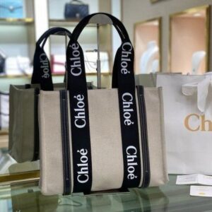 Branded  Canvas Tote Balck Premuim tote bag (CH-1155)