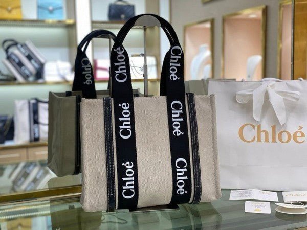 Branded Canvas Tote Balck Premuim tote bag (CH-1155)