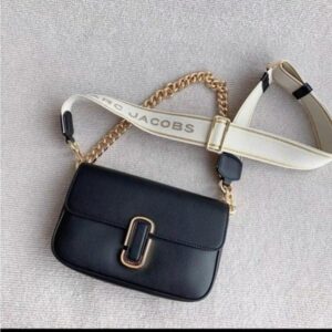 Branded MJ SNAP CROSS BODY BLACK BAG (MJ-1150)