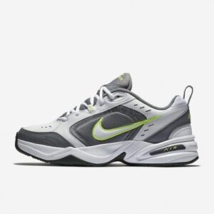 Nike AIR MONARCH IV TRAINERS[WHITE / GREY / NEON] 0909025