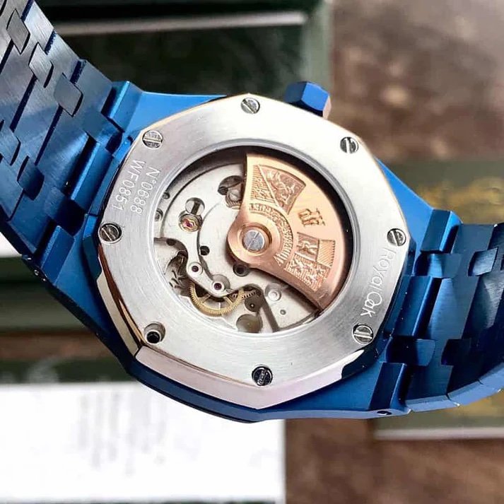 Audemars Piguet Skeleton AP Royal Oak Dark blue Skeleton Metal - Image 2