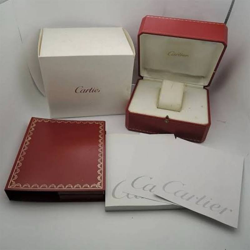 Cartier Leather Brown Automatic Watch C - Image 3