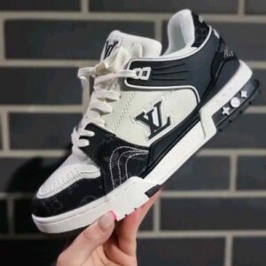 louis Vuitton Trainer Nigo Denim Black White (375